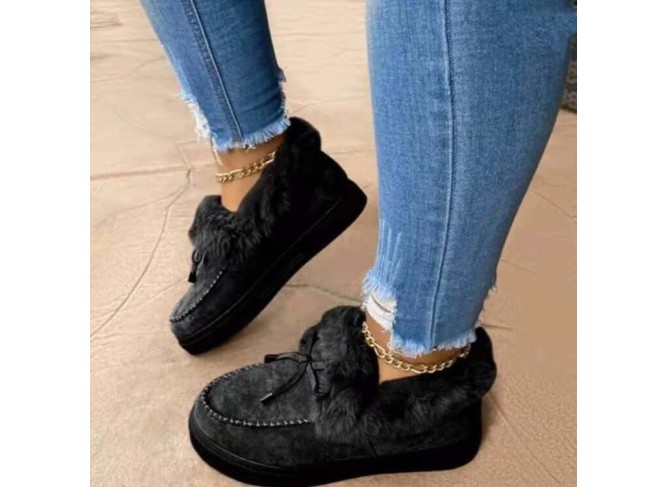 Premium Women's Fleece Loafers