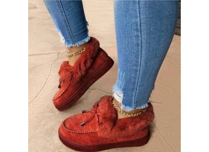 Premium Women's Fleece Loafers