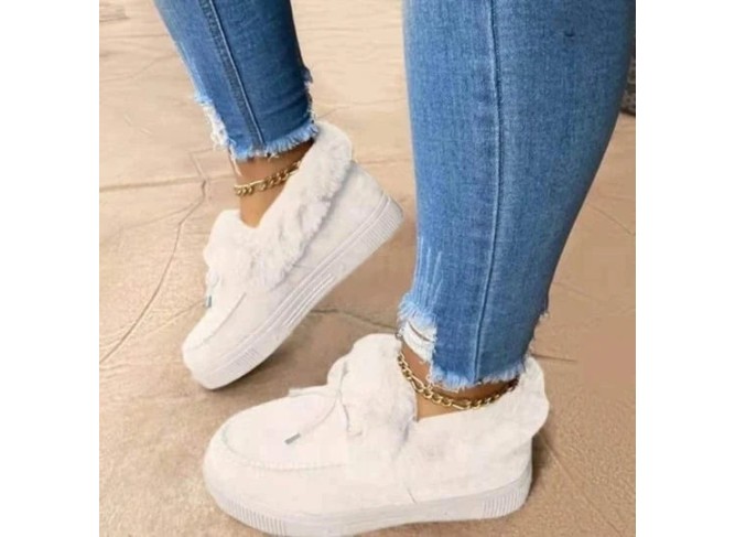 Premium Women's Fleece Loafers