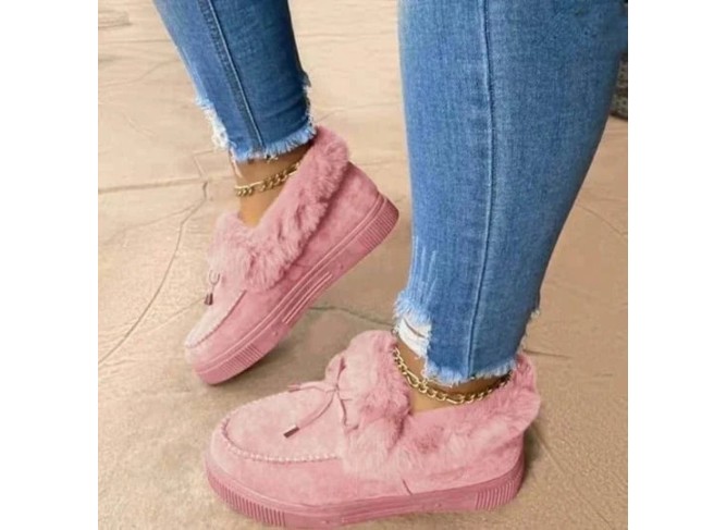 Premium Women's Fleece Loafers