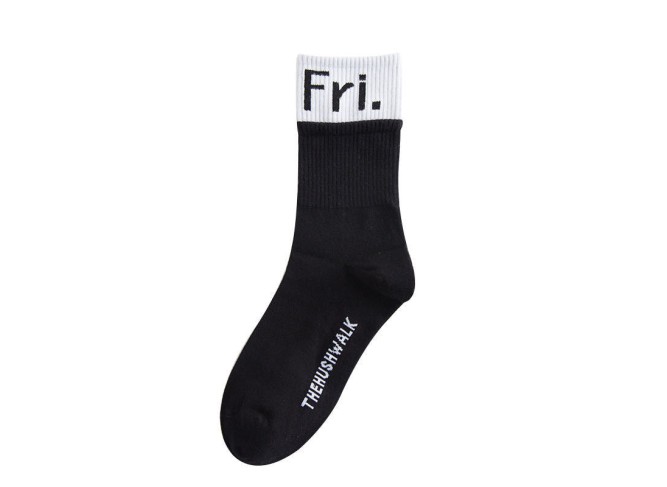 Week Socks - A different color for each day of the week