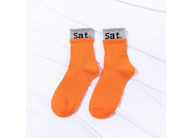 Week Socks - A different color for each day of the week