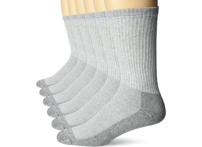 Men's Full Cushion Heavy Duty Work Crew Socks (6 Pair Pack)