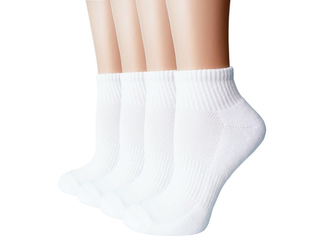 Women's Moisture Wicking Athletic Low Cut Ankle Cotton Socks Cushion