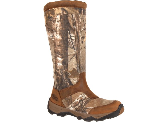 Waterproof Side-Zip Snake Boot