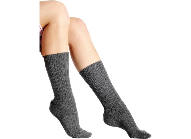 100% Pure Cashmere Unisex Socks (3 Colors, 2 Sizes)