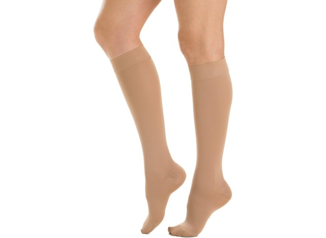 Cotton medical compression knee high socks (15-20 mmHg)