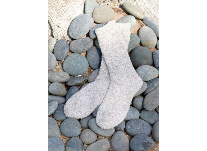 CozyChic Women Heathered Socks, Crew Socks, Plush Socks, Loungewear