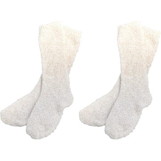 CozyChic Women Heathered Socks, Crew Socks, Plush Socks, Loungewear