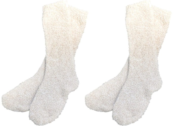 CozyChic Women Heathered Socks, Crew Socks, Plush Socks, Loungewear