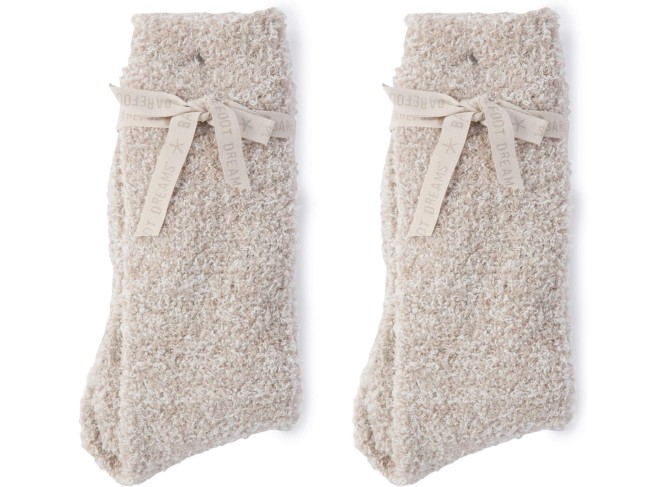 CozyChic Women Heathered Socks, Crew Socks, Plush Socks, Loungewear
