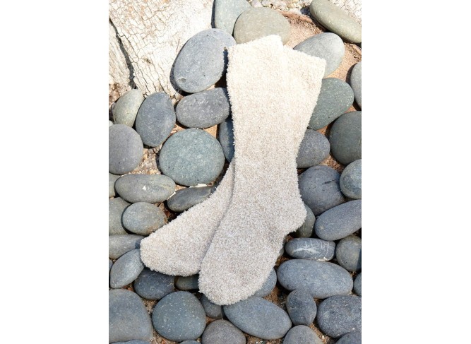 CozyChic Women Heathered Socks, Crew Socks, Plush Socks, Loungewear