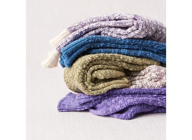 Organic Cotton Ragg Socks - 4 Pairs - Unisex - Casual