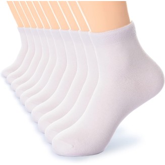Women Thin Cotton Socks, Warm Soft Cotton Socks Women Ankle Quarter Cut Socks 5/10/25 Pairs