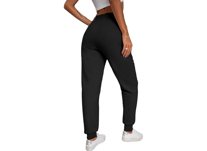 Women's Warm Sherpa Lined Athletic Sweatpants Jogger Fleece Pants