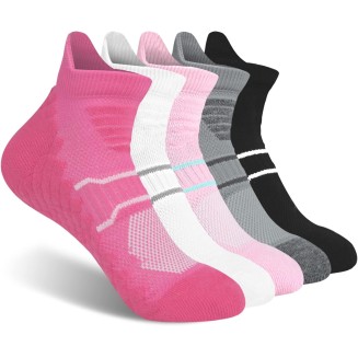 Womens Athletic Ankle Socks Max Cushioned Low Cut Running Socks