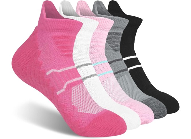 Womens Athletic Ankle Socks Max Cushioned Low Cut Running Socks