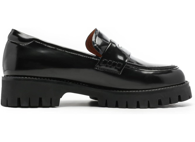 Platform Penny Loafers for Women Comfort Chunky Slip On Dressy Shoes