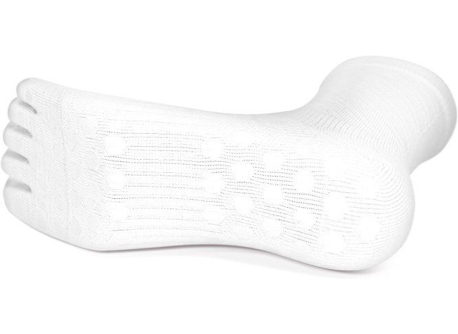 Finger Football Toe Socks with Non Slip Sticky Grip for Men Women Athletic Socks Soccer Tennis Basketball Golf Badminton