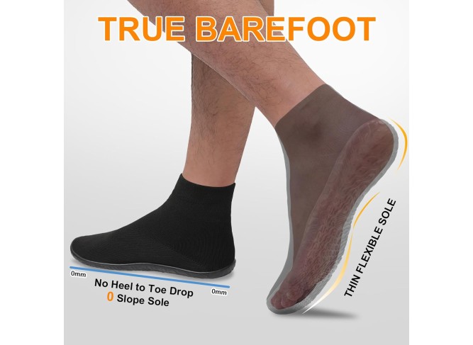Minimalist Barefoot Sock Shoes for Women Men with Multi Purpose