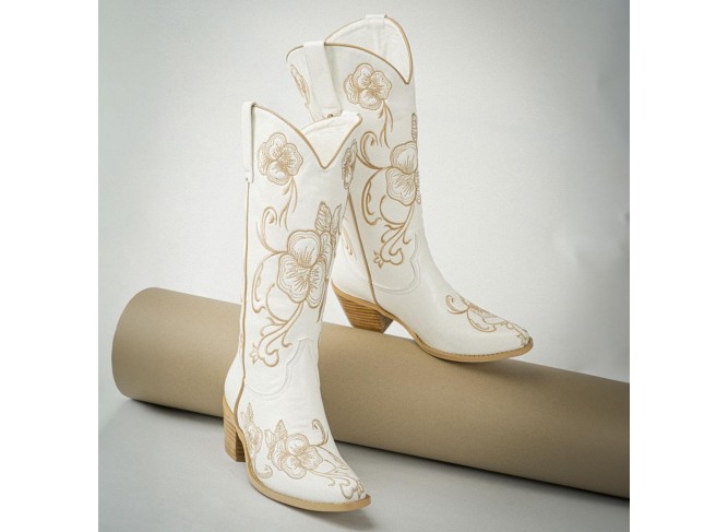 Cowboy Boots for Women Sparkly Cowboy Boots Womens Fashion Bling Bling Cowgirl Western Chunky Heels