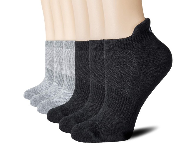 6 Pairs Ankle Athletic Running Socks Low Cut Sports Tab Socks for Men and Women