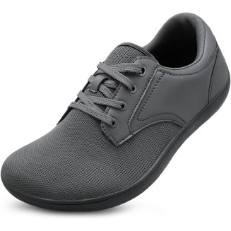 Mens Dress Shoes Wide Toe Walking Shoes Minimalist Barefoot Shoes Casual Sneakers Breathable Zero Drop Shoes