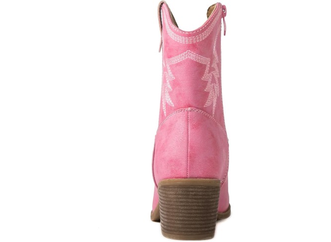 Women's Mid Calf The Western Cowboy Boots Fashion Cowgirl Boots