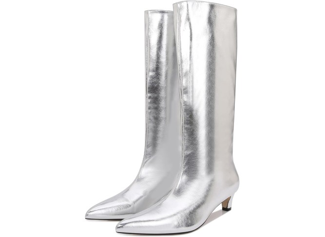Women Knee High Boots Kitten Low Heel Tall Boots, Fashion and Classic