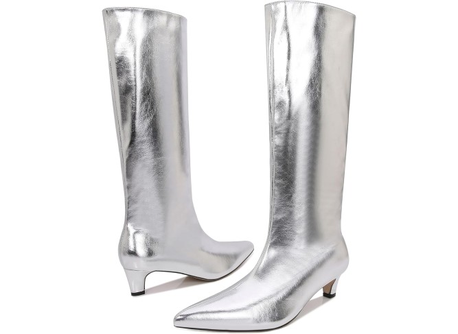 Women Knee High Boots Kitten Low Heel Tall Boots, Fashion and Classic
