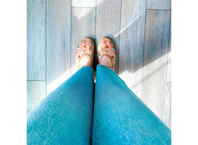 Nude Mesh Ballet Flats Floral Round Toe Mary Jane Flats Casual Comfortable Ballerina Flats